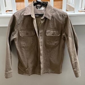 Taylor Stitch Shop Shirt in Stone Chipped Canvas